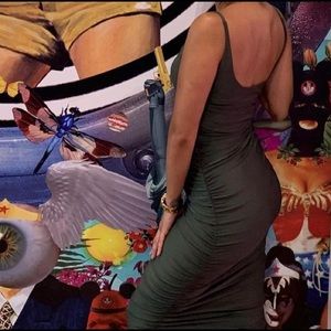 Misguided Green Dress